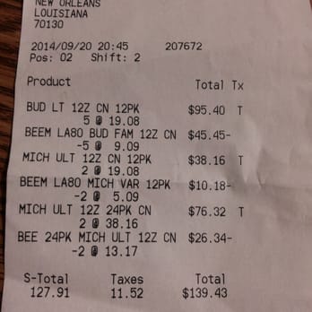 Exxon - Lots of beer! - Convenience Stores Near Me - New Orleans, Louisiana