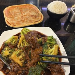 Broccoli Beef & Scallion Pancakes Broccoli Beef & Scallion Pancakes