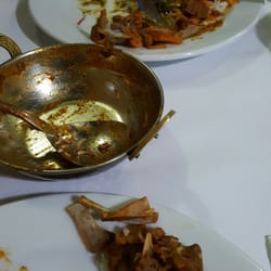 Himalaya Sagar Indian Restaurant - What was left from the goat curry