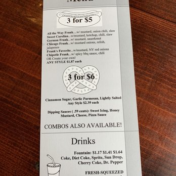 Not Just Franks - a menu for a restaurant - Hot Dogs Near Me - Concord, North Carolina Not Just Franks - a menu for a restaurant - Hot Dogs Near Me - Concord, North Carolina