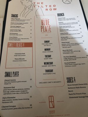 Menu photo 7 The Tilted Row Baltimore, MD Menu photo 7 The Tilted Row Baltimore, MD