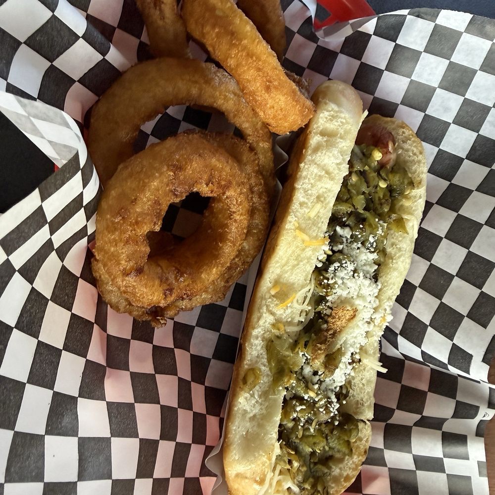 The Blacktop Grill - Chilli Chile Relleno Hotdog (Award-Winning) - Hot Dogs Near Me - Tucson, Arizona The Blacktop Grill - Chilli Chile Relleno Hotdog (Award-Winning) - Hot Dogs Near Me - Tucson, Arizona