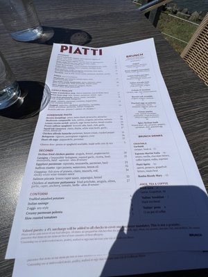 Menu photo 8 Piatti Mill Valley, CA