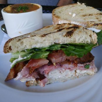 The Fireside Grill - The Club sandwich & soup. - American Near Me - Beaverton, Oregon