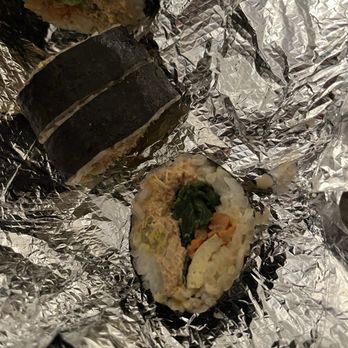 Meat Banchan - Tuna kimbap (very good!) - Meat Shops Near Me - Carrollton, Texas