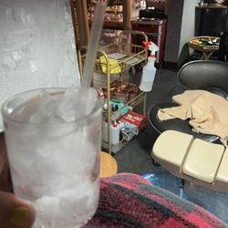 The Comma Spa - Complimentary drink, ice water for the pregnant girl lol