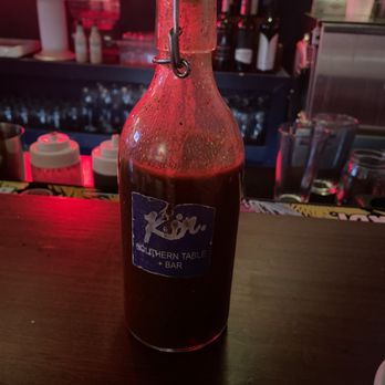 Kin Southern Table + Bar - They have an in-house hot sauce. - Soul Food Near Me - Providence, Rhode Island Kin Southern Table + Bar - They have an in-house hot sauce. - Soul Food Near Me - Providence, Rhode Island