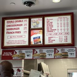 In-N-Out Burger - Menu