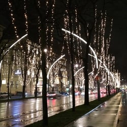 Die Wiener Ringstraße - LOVE the Christmas lights! They're simply magical and uplifting.