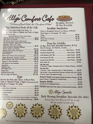 Menu photo 5 Ally's Comfort Cafe Davie, FL Menu photo 5 Ally's Comfort Cafe Davie, FL