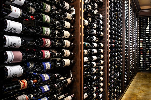 Photo of Ferraro's Ristorante - Las Vegas, NV, US. Wine Wall
