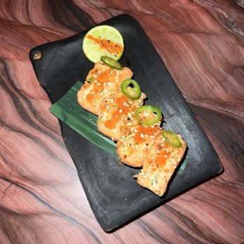 MILA Restaurant - Salmon crispy rice - Mediterranean Near Me - Miami Beach, Florida MILA Restaurant - Salmon crispy rice - Mediterranean Near Me - Miami Beach, Florida