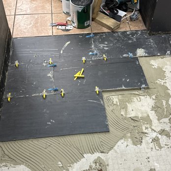 Moms Improvement - Started new floor - General Contractors Near Me