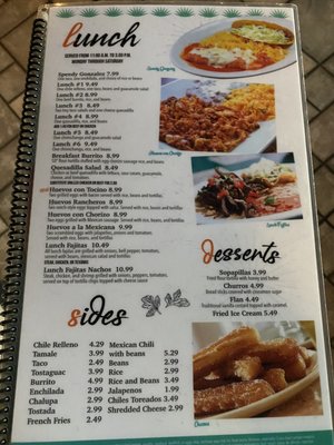 Menu photo 2 La Nopalera Savannah, GA