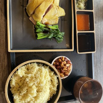 Koi Palace - 海南雞飯: farm raised chicken with soup - Dim Sum Near Me - Dublin, California