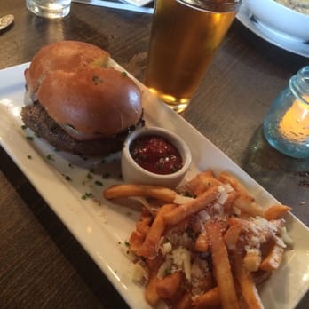 Crush & Brew - Crush Burger w/ Bacon Parmesan Fries! Does not suck! - New American Near Me - Temecula, California Crush & Brew - Crush Burger w/ Bacon Parmesan Fries! Does not suck! - New American Near Me - Temecula, California