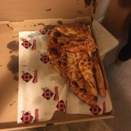 The absolute worse after waiting over an hour and a half for hour pizza it was cold and l looked like this. Who would want to eat that?