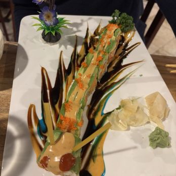 Golden Mango - Godzilla salmon roll - Asian Fusion Near Me - Farmington, Connecticut Golden Mango - Godzilla salmon roll - Asian Fusion Near Me - Farmington, Connecticut