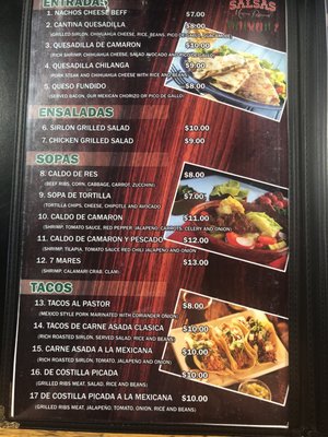 Menu photo 4 Salsa's Tacos & More Seminole, TX