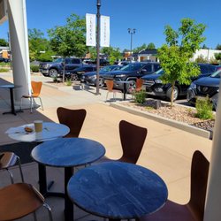 They've added more tables outside, nice!