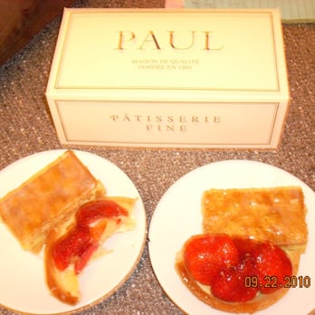Paul - tarte aux fraises & millefeuille - Bakeries Near Me - Paris, 75