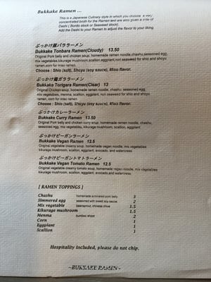 Menu photo 5 Samurai Papa BS Brooklyn, NY