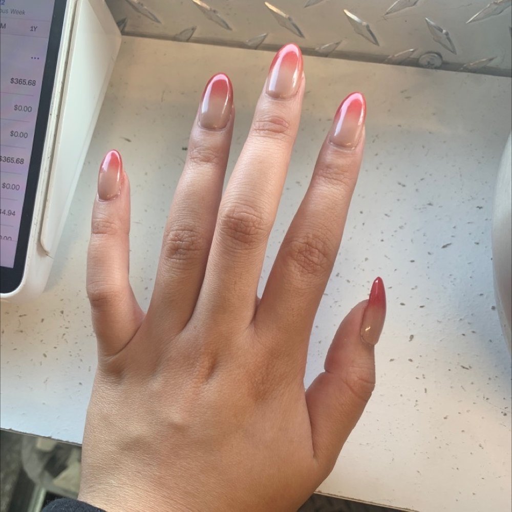 Really good work, forgot to ask the name of my nail tech but she was wonderful, friendly and quick with my nails Really good work, forgot to ask the name of my nail tech but she was wonderful, friendly and quick with my nails