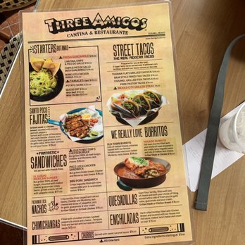 Three Amigos - Menu - Dive Bars Near Me - Cozumel, ROO Three Amigos - Menu - Dive Bars Near Me - Cozumel, ROO