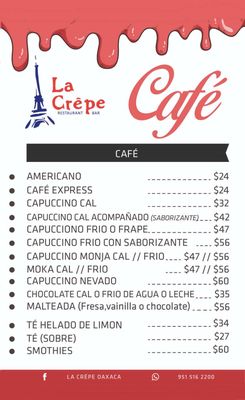 Menu photo 1 La Crêpe Oaxaca, OAX Menu photo 1 La Crêpe Oaxaca, OAX