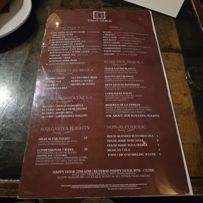 Menu photo 2 Taco Guild Phoenix, AZ