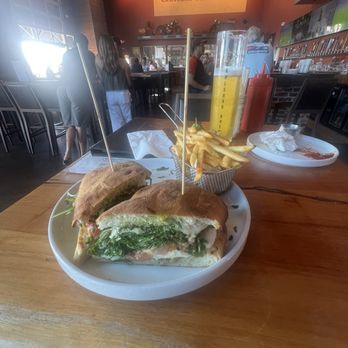 Carlsbad Brewing Company - Grilled Caprese Sandwich - Gastropubs Near Me - Carlsbad, California Carlsbad Brewing Company - Grilled Caprese Sandwich - Gastropubs Near Me - Carlsbad, California