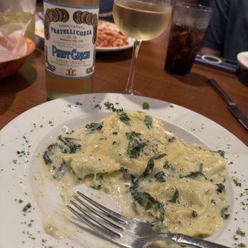 Rossini By Chef Rocco - Spinach ravioli with Alfredo sauce - Pizza Near Me - Port Charlotte, Florida
