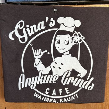 Ginas Anykine Grinds Cafe - Logo - Breakfast & Brunch Near Me - Waimea, Hawaii