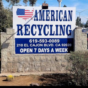 American Recycling - American recycling
Best prices in town.. - Recycling Center Near Me - El Cajon, California American Recycling - American recycling
Best prices in town.. - Recycling Center Near Me - El Cajon, California