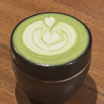 Cafe Hatou - Matcha Latte (a sample) - Coffee & Tea Near Me - New York, New York Cafe Hatou - Matcha Latte (a sample) - Coffee & Tea Near Me - New York, New York