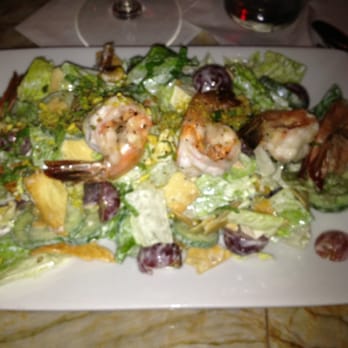 MKT Bar - Mediterranean salad with shrimp - New American Near Me - Houston, Texas MKT Bar - Mediterranean salad with shrimp - New American Near Me - Houston, Texas