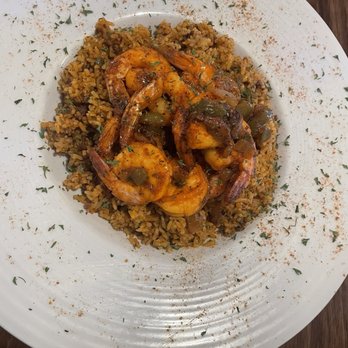 JS International Grill - Shrimp & Dirty Rice - Caribbean Near Me - Richardson, Texas