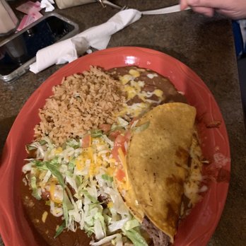 Little Mexico - Taco & cheese enchiladas - Mexican Near Me - Tucson, Arizona