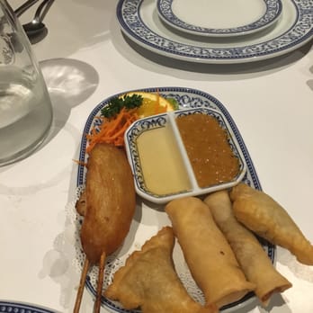 Fresh Chilli Thai Restaurant - Mixed entree. Chicken skewers x 2, spring rolls x 2 & curry puffs x 2 Curry puffs en pointe - Thai Near Me - Wyndham Vale, VIC Fresh Chilli Thai Restaurant - Mixed entree. Chicken skewers x 2, spring rolls x 2 & curry puffs x 2 Curry puffs en pointe - Thai Near Me - Wyndham Vale, VIC