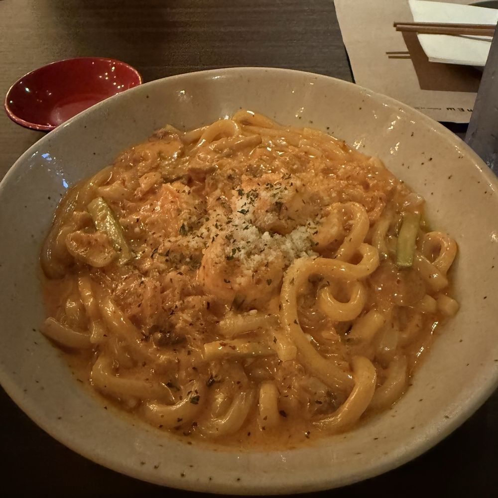 Izakaya MEW - Kimchi Cream Udon - Tapas Bars Near Me - New York, New York Izakaya MEW - Kimchi Cream Udon - Tapas Bars Near Me - New York, New York