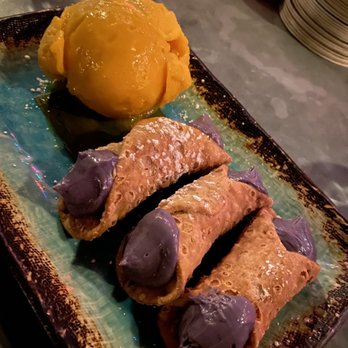 Cellar 335 - Ube cannolis - Cocktail Bars Near Me - Jersey City, New Jersey