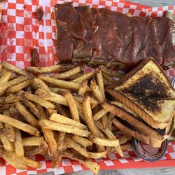 Smokey Mo - Full Slab Ribs (some missing-we couldn't wait!)