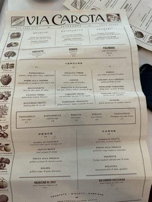 Menu photo 4 Via Carota New York, NY Menu photo 4 Via Carota New York, NY
