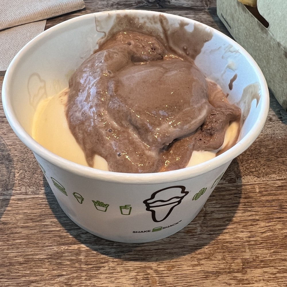 Shake Shack Long Beach - Melted 2 scoops custard - Burgers Near Me - Long Beach, California