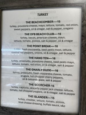 Menu photo 2 SeaSide Subs Deerfield Beach, FL Menu photo 2 SeaSide Subs Deerfield Beach, FL