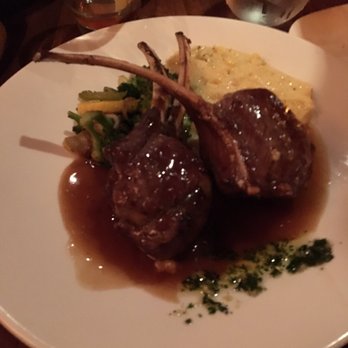 Five Restaurant - Lamb chops cooked perfectly with super creamy delicious polenta. - Italian Near Me - Fresno, California Five Restaurant - Lamb chops cooked perfectly with super creamy delicious polenta. - Italian Near Me - Fresno, California