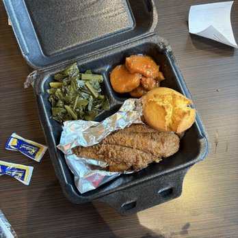 Pannie-George’s - catfish, collards, candied yams, cornbread - Southern Near Me - Montgomery, Alabama