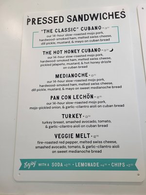 Menu photo 4 Cubatón Sandwich Shop Miami Beach, FL