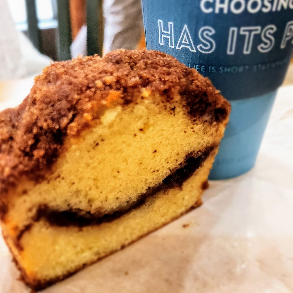 coffee cake meh, coffee YEAH! coffee cake meh, coffee YEAH!