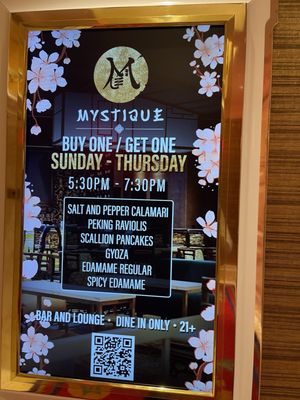 Menu photo 3 Mystique Asian Restaurant & Lounge Everett, MA